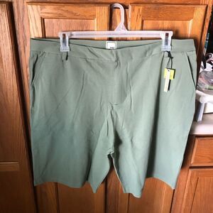 NWT Swet Tailor Men’s Everyday Chino Shorts Deeper Sage Green - 40